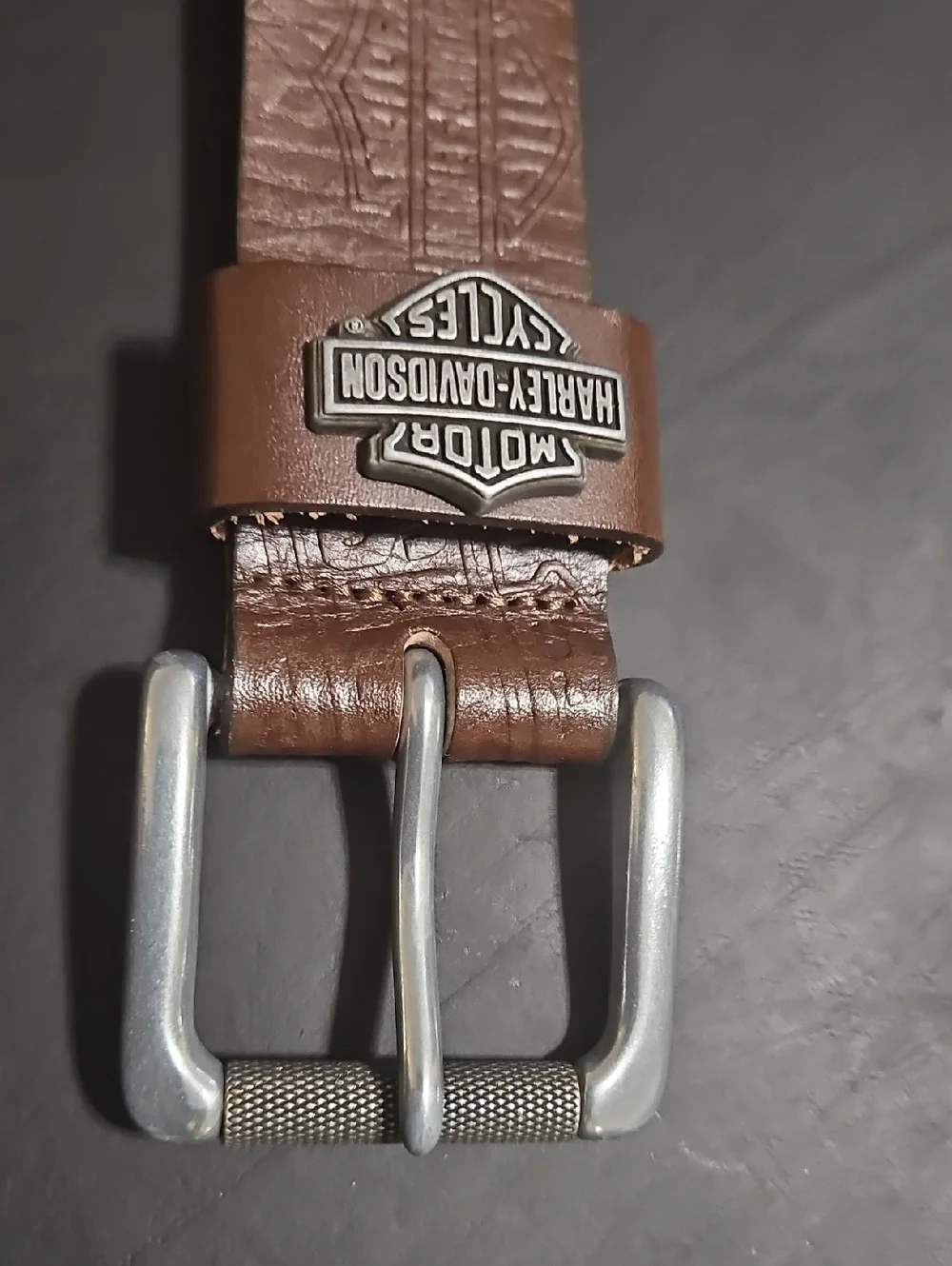 Harley-Davidson Men’s Brown Leather Belt Size 36